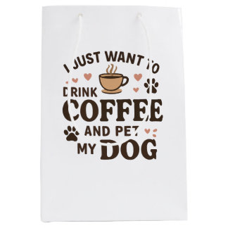 Funny Dog Lover Mug Dog Mum Dog Dad Medium Gift Bag
