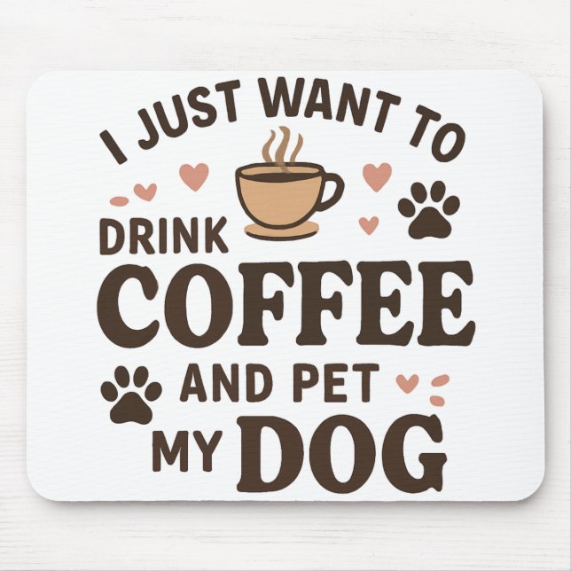 Funny Dog Lover Mug Dog Mum Dog Dad Mouse Pad (Front)