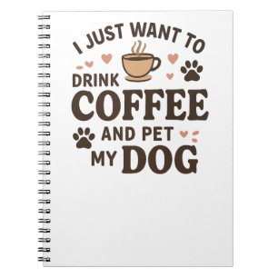 Funny Dog Lover Mug Dog Mum Dog Dad Notebook
