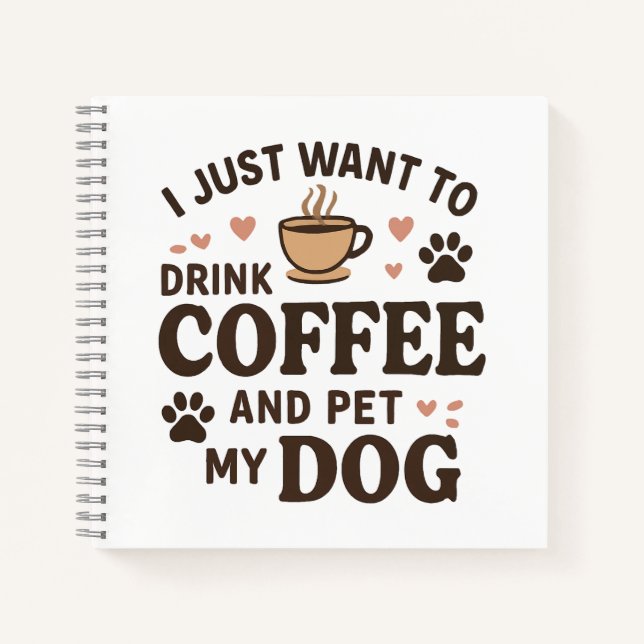 Funny Dog Lover Mug Dog Mum Dog Dad Notebook (Front)