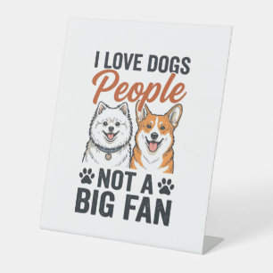 Funny Dog Lover Quote Vintage Engraving Vector Des Pedestal Sign