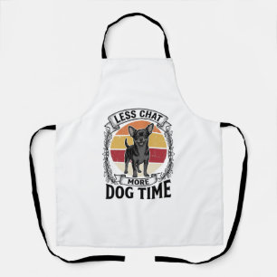Funny Dog Lover Shirt Vintage Engraving Chihuahua  Apron