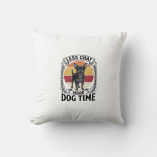 Funny Dog Lover Shirt Vintage Engraving Chihuahua Cushion