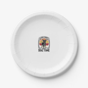 Funny Dog Lover Shirt Vintage Engraving Chihuahua Paper Plate