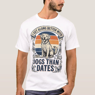 Funny Dog Lover Shirt Vintage Engraving Quote Desi