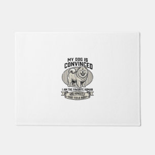 Funny Dog Lover Shirt with Vintage Engraved Chow C Doormat