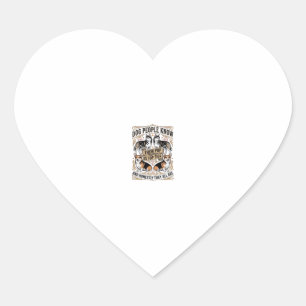 Funny Dog Lover Shirt with Vintage Puppy Debate De Heart Sticker