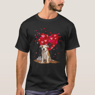 Funny Dog Lover Staffordshire Bull Terrier Valenti T-Shirt