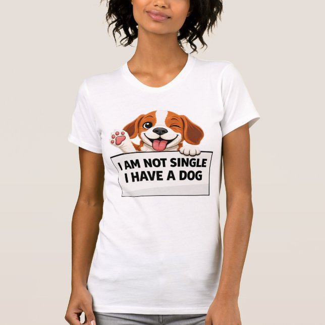 Funny Dog Lover Statement T-Shirt (Front)