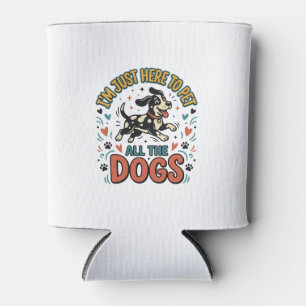 Funny Dog Lover Vintage Pet All The Dogs Design_1 Can Cooler