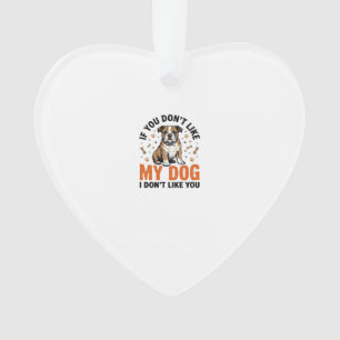 Funny Dog Lover Vintage Puppy Quote Shirt Design_1 Ornament
