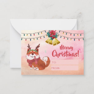 Funny Dog Lovers Holidays Personalised Christmas  Card