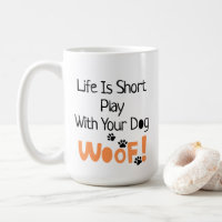 Funny Dog Lovers Whimsical Typography Dog