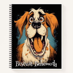 Funny Dog Monster: Biscuit Behemoth Notebook