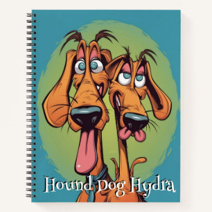 Funny Dog Monster: Houndog Hydra Notebook