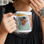 Funny Dog Mum Abstract Photo  Coffee Mug<br><div class="desc">Brighten up a dog mum's day with this funny colourful trendy coffee mug. Design features watercolor abstract paint with a photograph and the text 'The more boys I meet,  the more I love my dog'. Personalise with name/s.</div>