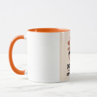 Funny Dog Mum Coffee Mug — "Fuelled by Coffee & Ch