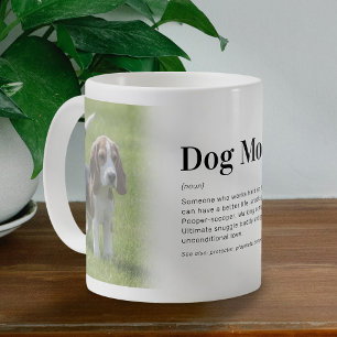 Funny Dog Mum Definition Photo Coffee Mug