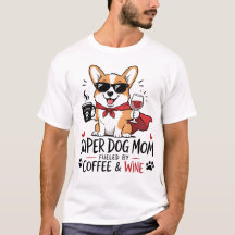 Funny Dog Mum T-Shirt – Cute Cartoon Dog Mum Gift