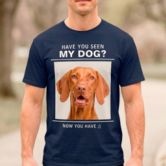 Funny Dog Owner Personalised Pet Photo T-Shirt