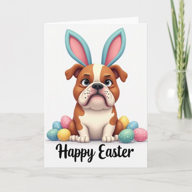 Funny Dog Party Time Card (Front)