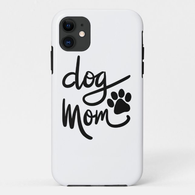 Funny Dog Paw Dog Mum Case-Mate iPhone Case (Back)