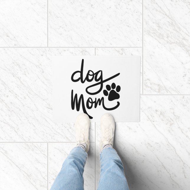 Funny Dog Paw Dog Mum Doormat (Indoor)