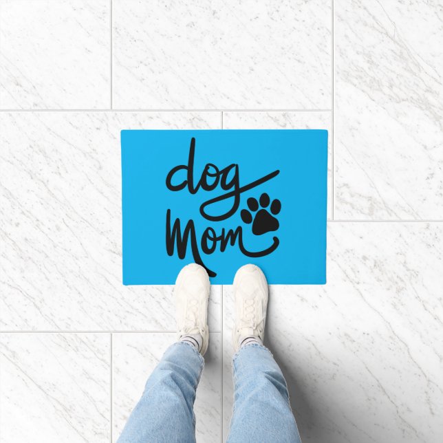 Funny Dog Paw Dog Mum Doormat (Indoor)