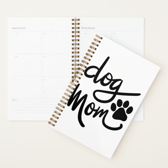 Funny Dog Paw Dog Mum Planner (Display)