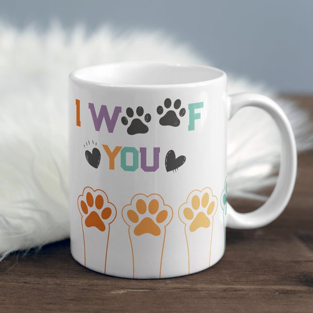 Funny Dog  Paws Lover  Mug (Creator Uploaded)