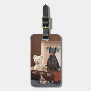 Funny Dog Personalised Luggage TAG