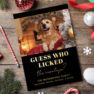 Funny Dog Photo Guess Who Christmas