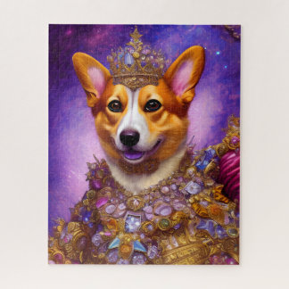 Funny Dog Puzzle | Corgi as Queen Elizabeth II