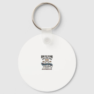 Funny Dog Reader Vintage Engraving Tee for Book Lo Key Ring