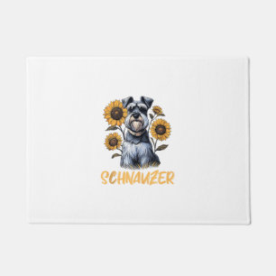 Funny Dog Schnauzer  Doormat