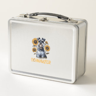 Funny Dog Schnauzer  Metal Lunch Box