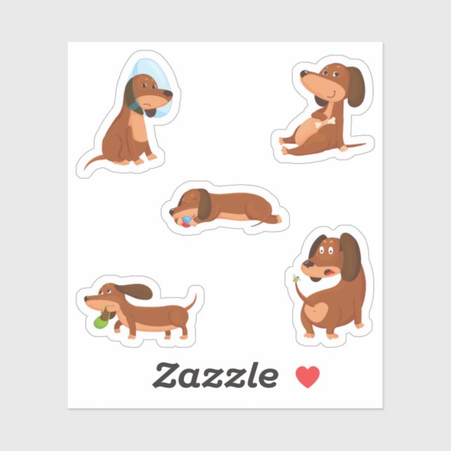 Funny Dog Stickers (Sheet)