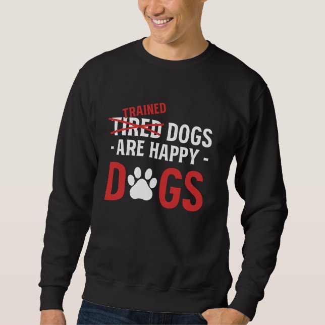 Funny Dog Trainer Service Dog Trainer Sweatshirt (Front)