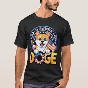 Funny Doge Crypto Meme Department Of Government Ef T-Shirt