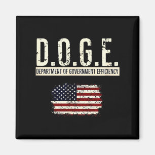 Funny Doge Department Of Government Efficiency Tee Magnet