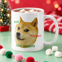 Funny Doge Meme Shiba Inu Holiday Such Seasons