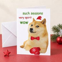 Funny Doge Meme Such Seasons Very Spirit Wow