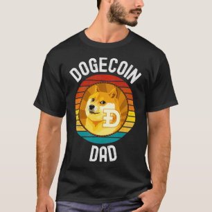 Funny Dogecoin Cryptocurrency Dogecoin Dad T-Shirt