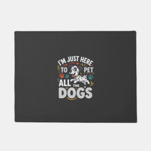 Funny Dogs Pet Lover Vector Doormat