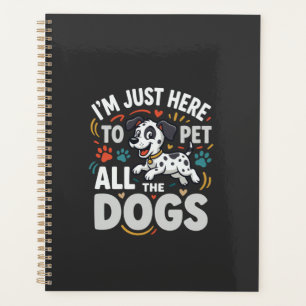 Funny Dogs Pet Lover Vector Planner