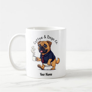 Funny Dogue de Bordeaux Business Suit Coffee Mug
