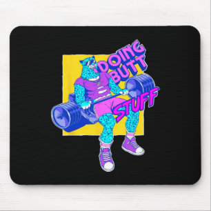 Funny Doing Stuff Workout Bodybuilding Fitness Gym Mouse Pad