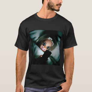 Funny Doll Crying Face Meme Scrolling Sarcastic Hu T-Shirt