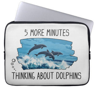 Funny Dolphins Laptop Sleeve
