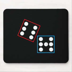 Funny Domino Six Seven Meme 67 Dominos Math Lover  Mouse Pad